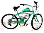 Green Schwinn Motorized Bike