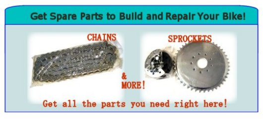 Motorized Bicycle Spare Parts